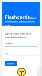 Mobile Screenshot of flashcards.com